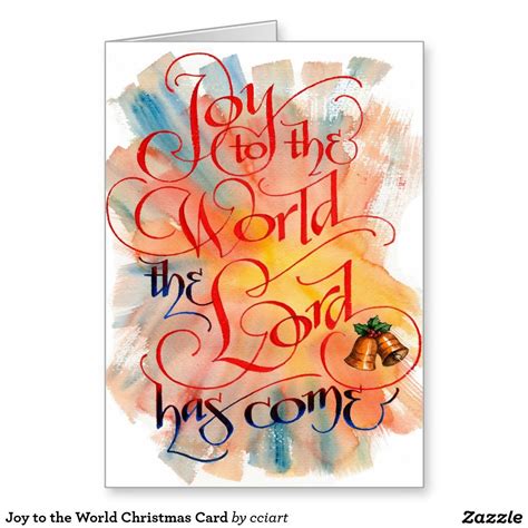 Joy to the World Christmas Card Christmas Greeting Cards, Christmas Greetings, Merry Christmas ...