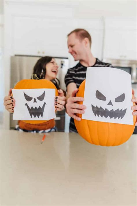 Scary Pumpkin Stencils: Free Printable! - Friday We're In Love