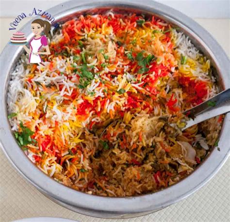 Easy Indian Chicken Biryani Recipe - Veena Azmanov