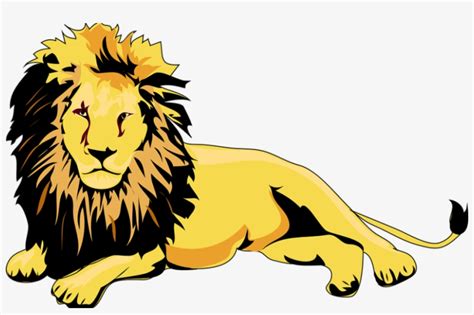 Leo - Cartoon Lion Lying Down - 825x510 PNG Download - PNGkit