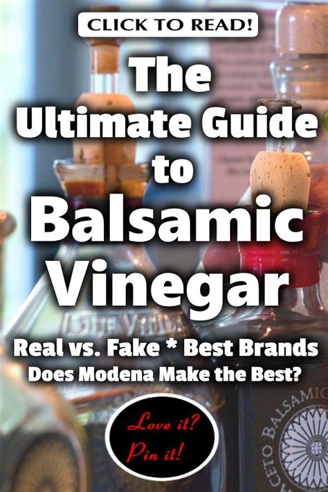 Balsamic Vinegar Ultimate Guide: How to use balsamic vinegar, The benefits of balsamic ...