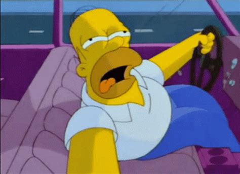 Homer Simpson Exhausted Tired GIF | GIFDB.com