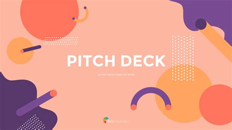 Background Design Pitch Deck Cover Template