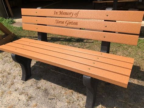 Memorial Park Bench perfect for Remembering a Loved - Etsy