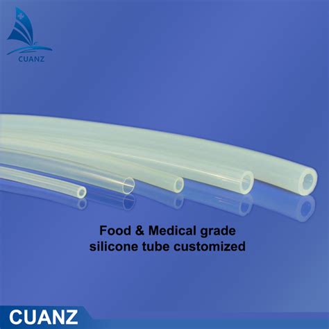 Food and Medical Grade Silicone Tube Customized in All Sizes Reinforced ...