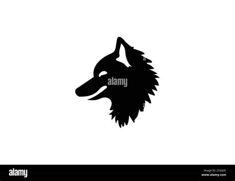 minimal style Arctic Wolf icon illustration design Stock Vector Image ...