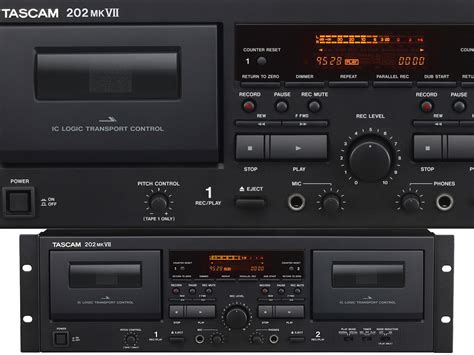 Tascam Unveils 202mkVII Dual Cassette Deck with USB Output | audioXpress