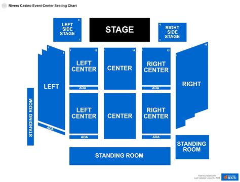 Rivers Casino Event Center Seating Chart - RateYourSeats.com