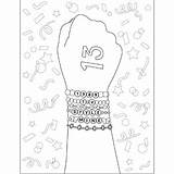 Taylor Swift Friendship Bracelet Coloring pages By Teacher Sara In Paris sketch template