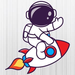 Cute Astronaut SVG | Astronaut PNG | Little Astronaut vector File