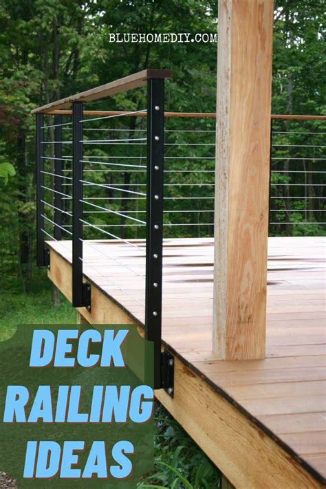 Deck Railing Ideas (With Material Option Pros and Cons)