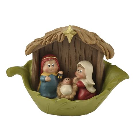 European Christmas Nativity Jesus Mini Religious Holy Family Nativity ...