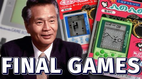 Game Boy Creator’s Final Games - Gunpei Yokoi's Legacy [HISTORY] - YouTube