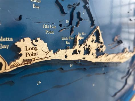 Long Point Map | Wooden Maps | thirtyAXIS