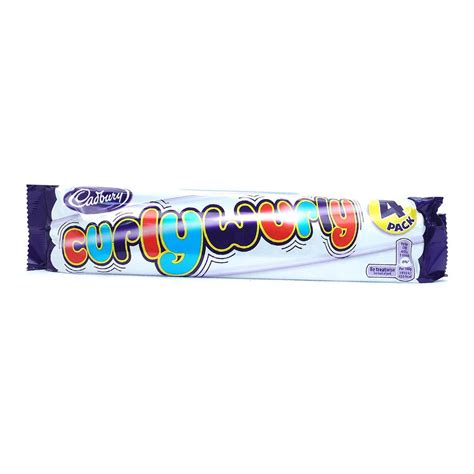 Cadbury Curly Wurly 104g (28 Packs of 4, Total 112) — myShop