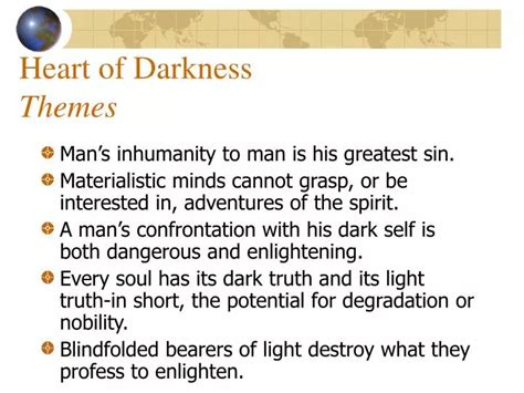 PPT - Heart of Darkness Themes PowerPoint Presentation, free download ...