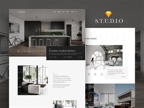 Interior & Architecture Web Template | Interior design website, Website ...