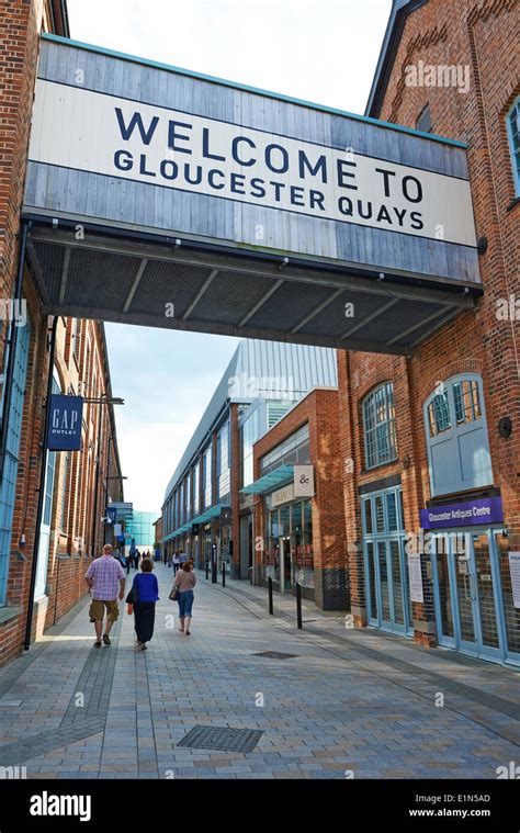 Gloucester Quays The Docks Gloucester Gloucestershire UK Stock Photo - Alamy