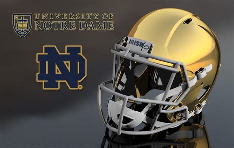 University of Notre Dame Football Helmet 01 by Ravendeviant on DeviantArt