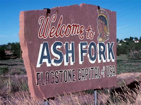 Geographically Yours Welcome: Ash Fork, Arizona