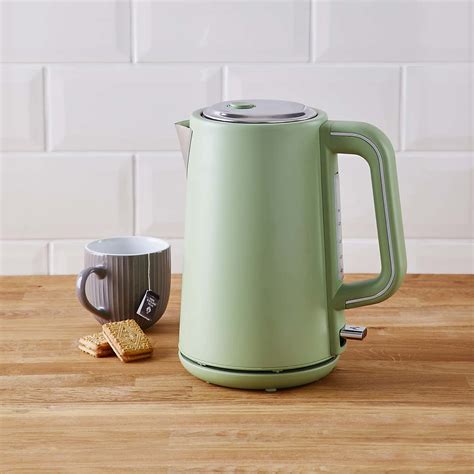 Dunelm + Coastal Sage Green 1.7L Kettle