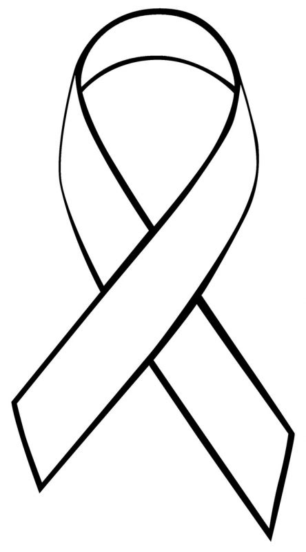 Awareness Ribbon Coloring Page