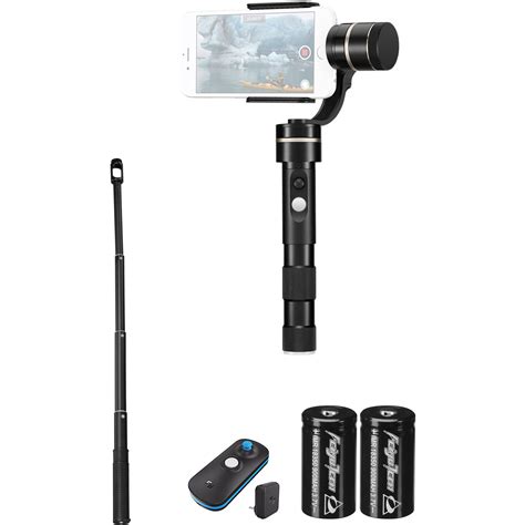 Feiyu G4 Pro Gimbal Kit with Remote, Extension Bar, and Spare