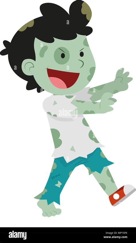 Illustration of a scary ghost Stock Photo - Alamy