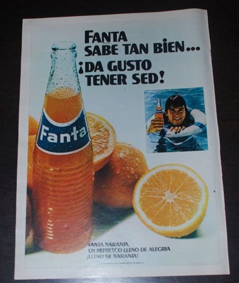 Vintage Fanta ad from 1971 Orange Fanta Retro ads Spain