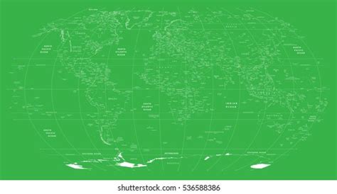 High Detail Political World Map On Stock Illustration 536588386 | Shutterstock