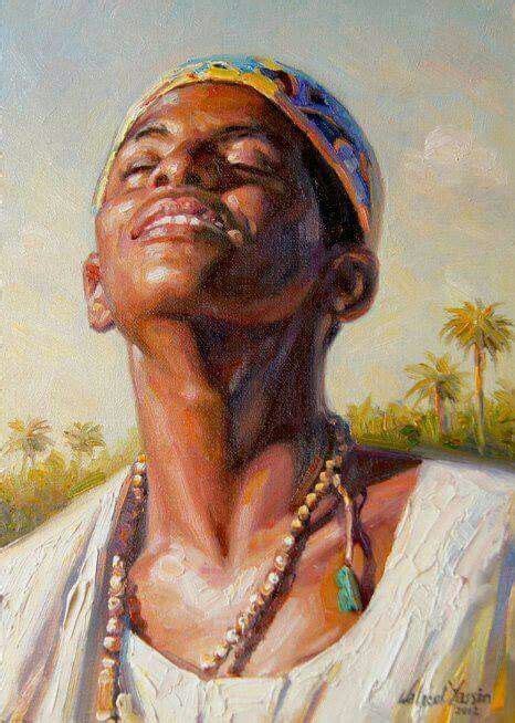 Nubian dream | Egyptian art, Africa art, Black art painting