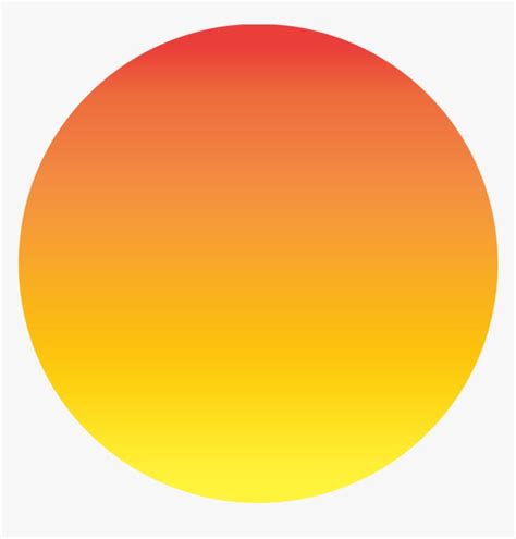 Colorful Circle Design | Orange Yellow And Red Circle, HD Png Download