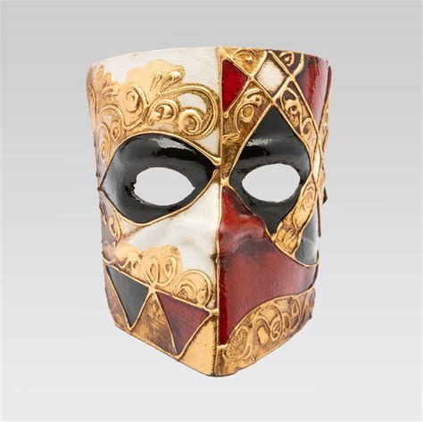 Venetian Bauta - Colored | Papier Mache Wearable Venetian Masks