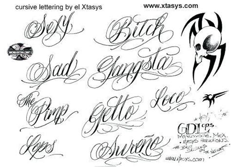 Eye Catching Cursive Letters For Tattoos Tattoo Lettering Fonts Az Tattoo Letters Az | Fancy ...