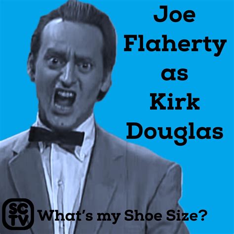 SCTV Joe Flaherty as “What’s my Shoe Size?” guest panellist Kirk ...