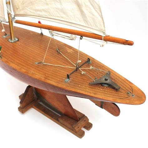 Alexander and sons model pond yacht | Model sailboats, Model sailboat ...