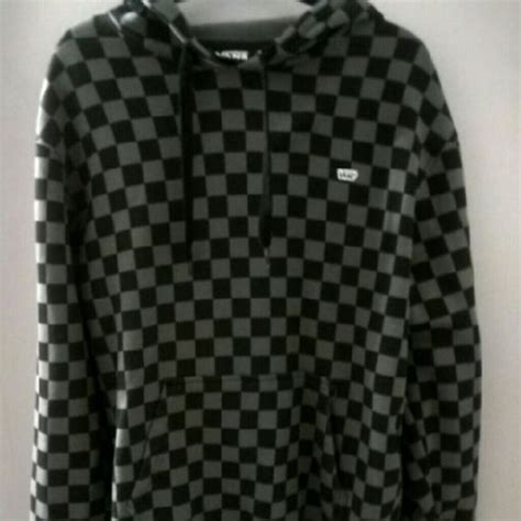 Vans Checkered Hoodie | Vans checkered, Long sleeve tshirt men, Hoodies