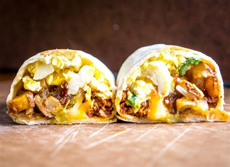 Chorizo And Egg Breakfast Burrito Recipe - Burrito Walls