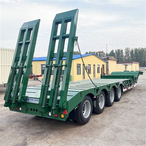 Low Loader Price | 4 Axle Low Loader Trailer for Sale in Indonesia