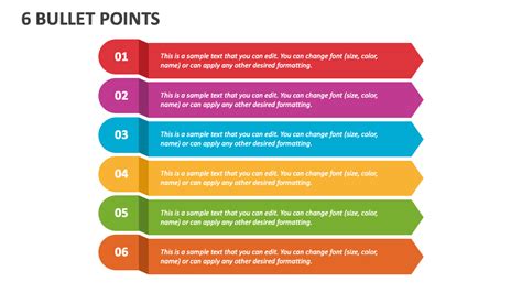 Free 6 Bullet Points PowerPoint Presentation Template - Google Slides