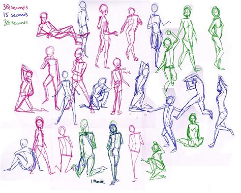 Drawing Poses Reference Generator - 63 Random Poses By Tazsaints On Deviantart | Bodaqwasuaq