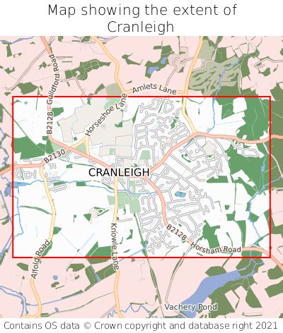 Where is Cranleigh? Cranleigh on a map