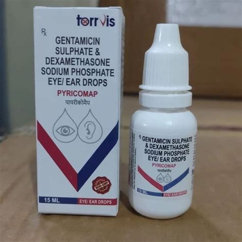 Pyricomap Gentamicin Sulphate Eye Drops, Packaging Type: Box, 0.5 ml at ...