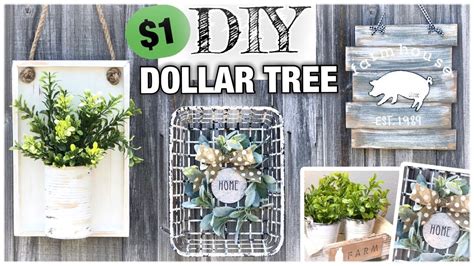 DOLLAR TREE DIY RUSTIC FARMHOUSE HOME DECOR | DOLLAR STORE ROOM DECOR ON A BUDGET | HOME DECOR ...