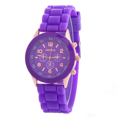 Sweet Candy Color Silicone Bracelet Watch on Luulla