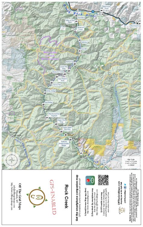 Rock Creek GPS map | OffTheGridMaps - Montana