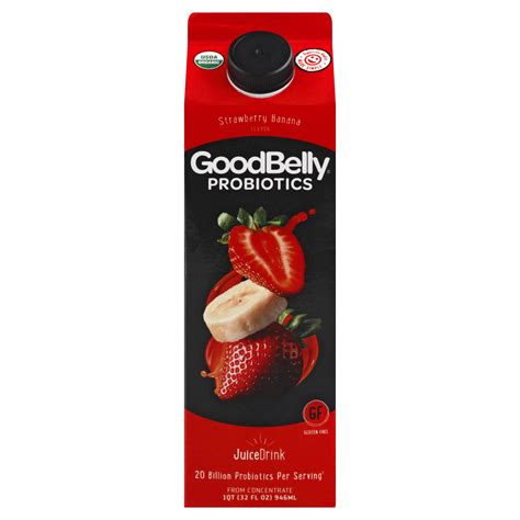 GoodBelly Probiotics Strawberry Banana Flavor Probiotic Juice Drink ...