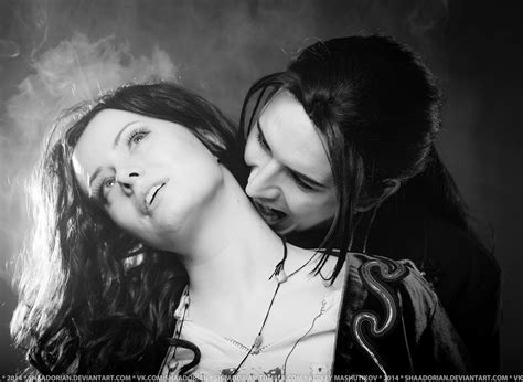 Eternal kiss (bite)... Anna and Dracula by Elanor-Elwyn on DeviantArt