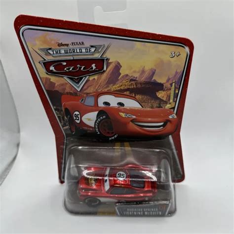 DISNEY PIXAR CARS Radiator Springs Lightning McQueen Diecast 1:55 ...