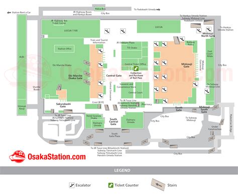 Osaka Station Map – Finding Your Way – Osaka Station